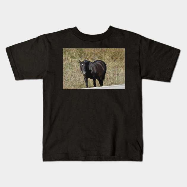 Wild Horse Kids T-Shirt by MarieDarcy